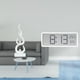 thumbnail image 2 of Escultura De Llama De Resina Moderna, Reloj Decorativo Para Oficina, Patio, Estantería Con Indicador De Temperatura Y Humedad, Figura Grande De Regalo, 2 of 8