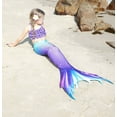 thumbnail image 4 of Girls Swimming Mermaid Tail Swimsuit Single Tails 9-10Years, 4 of 4