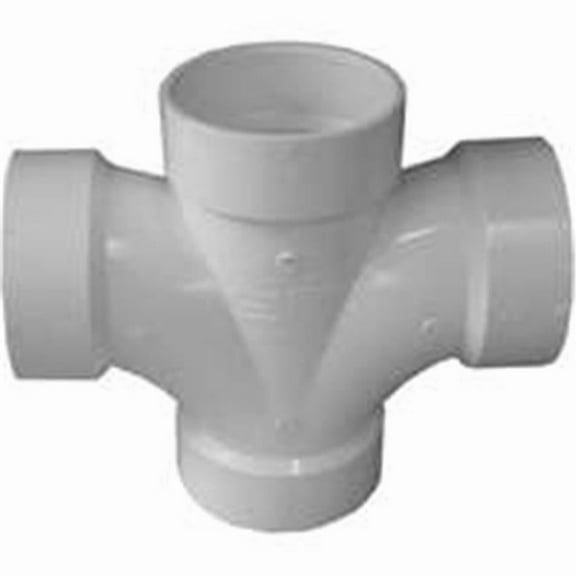 Genova Products Inc 73520 Double Sanitary Tee - 2"