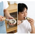thumbnail image 5 of Stainless Steel Oyster Opener, Tool for Prying Oysters, Mussels & Scallops, Sharp Pointed Blade for Easy Opening, Ergonomic Handle for Secure Grip, 0.67*6.06in, 5 of 7