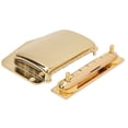 thumbnail image 1 of Tailpiece Bridge Cover, Universal Lightweight Adjustable Fixed Bridge Tailpiece, For Friends Gift Electric Guitar Gold, 1 of 8