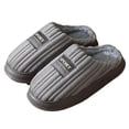 thumbnail image 2 of Zapatillas de algodón de talla extra grande para otoño e invierno, zapatillas de algodón cálidas de suela gruesa para hombre, zapatillas de algodón antideslizantes de talla extra grande 50, 2 of 5