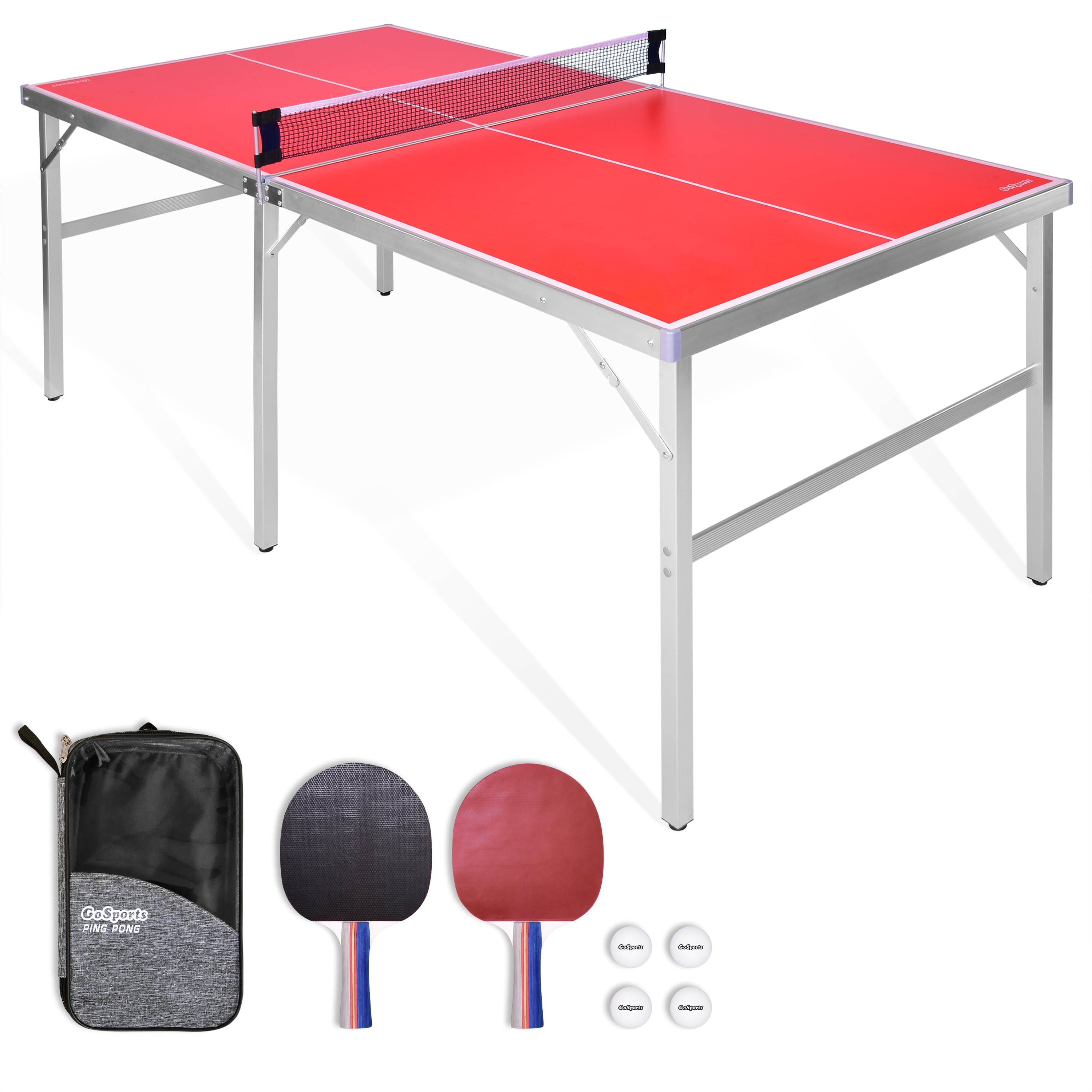 Indoor Outdoor Tennis Table With 2 Bats 3 Balls,1 Net,1 Post set & Storage Cover 