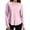 Pink, variant on OIOLOYJM Women's Lightweight Long Sleeve T-Shirt Buttery Soft Loose Curved Hem Breathable Workout Yoga Tops Summer Basic Crewneck Athletic Running Shirts Black XL