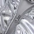 thumbnail image 6 of Povozer Girl's Winter Fleece Lined Long Parka Puffer Coat Thicken Ski Jacket with Hood(Silver,9T-10T), 6 of 6