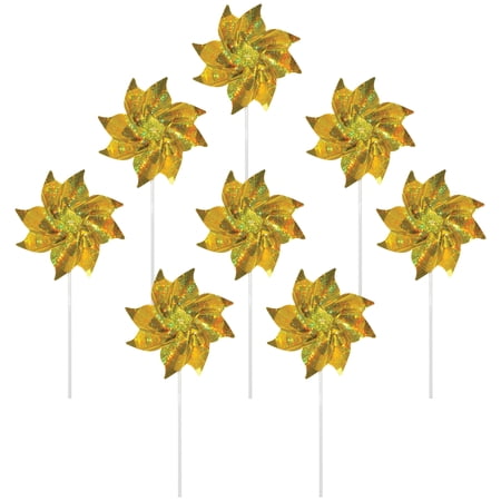 In the Breeze 2708 — Gold Mylar Pinwheels - Sparkly Gold Spinners - Great Party Favor or Decoration - 8 Piece Bags price history on PriceWatchPro