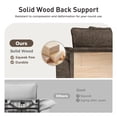 thumbnail image 5 of Sophia&William 123.6"L Modular Sectional Sofa Sets, Modern Chenille Couch 4-Seat Deep Sofa 3 Pillows & Ottomans for Living Room,Grayish Brown, 5 of 9