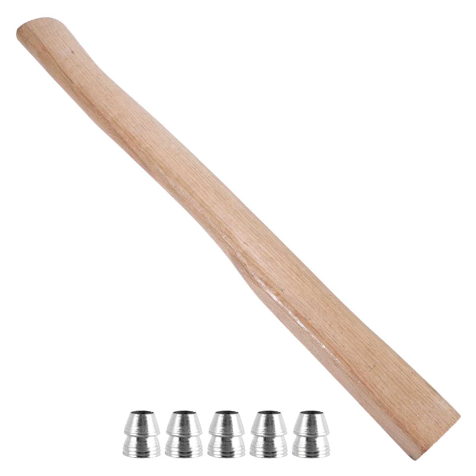 2 Sets Handle Wooden Replacement Hatchet Handle Woodworking Tool with Wedges