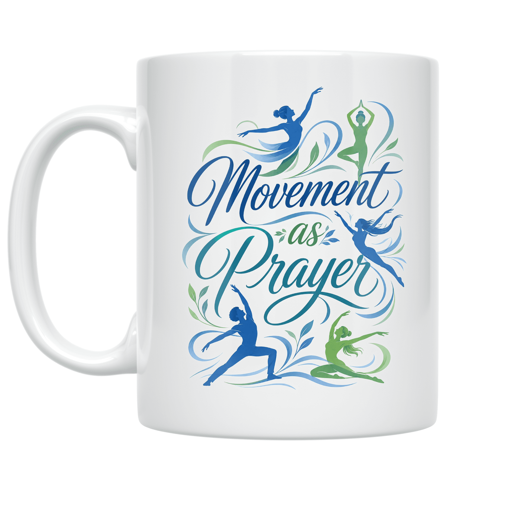 Mindful Movement Design - Wellness Enthusiast - 11 oz Ceramic Coffee Mug