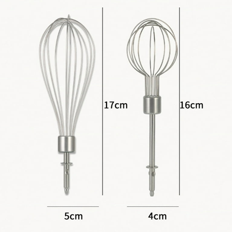 Electric Egg Mixer Parts Blender Parts, Dough Hooks and Balloon Whisk Suit  for Electric Eggbeater Accessories Mixer Parts