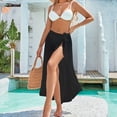 thumbnail image 4 of MSJUHEG Bikini Wrap,Women's Swimwear Cover Ups,Skirt Cover Up,Wrap Skirt,Bathing Suit Wrap,Swimwear Coverup,Swimsuit Coverup for Women Black One Size, 4 of 5