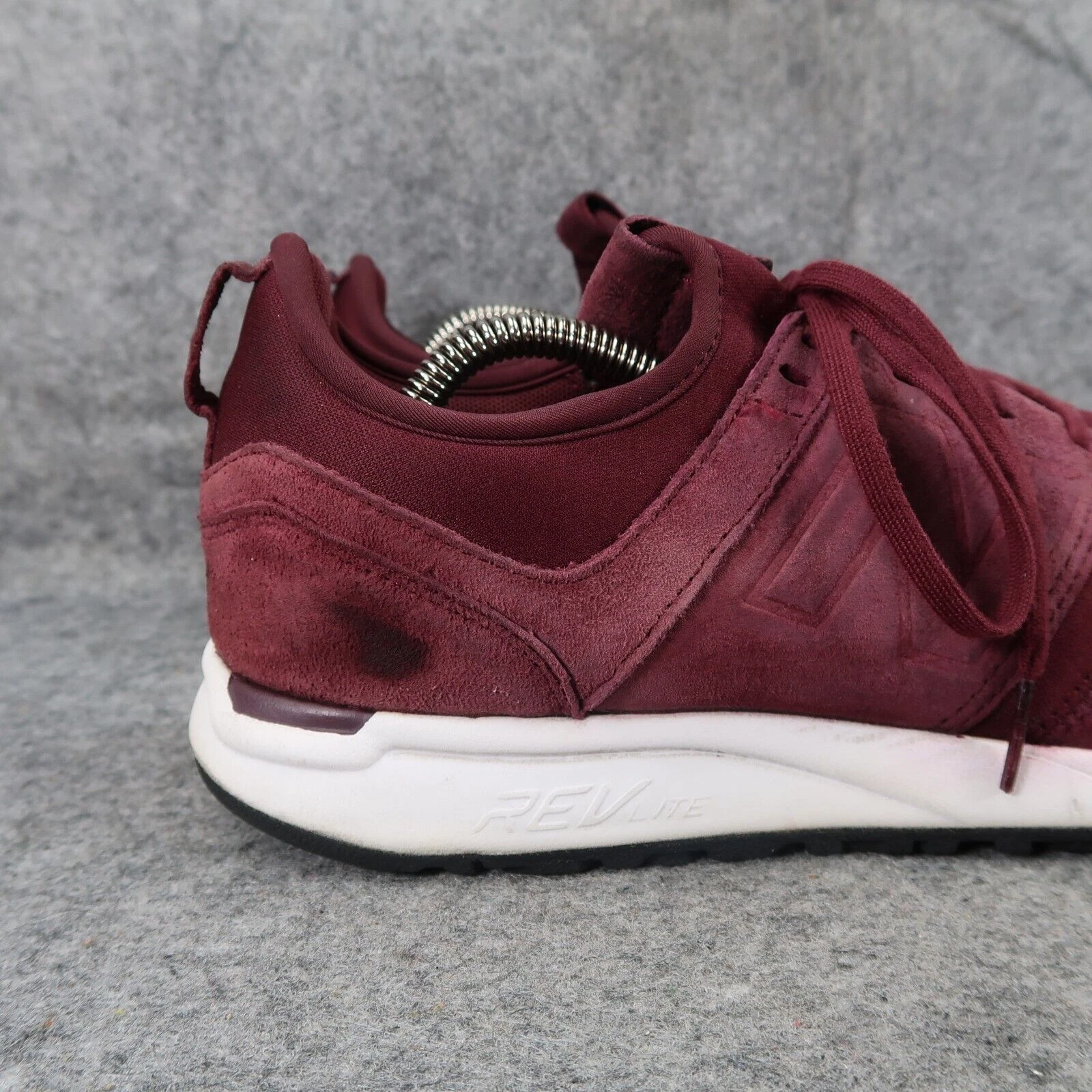 New Balance Shoes Mens 8.5 Sneakers Lifestyle 247 Suede Burgundy Active Casual New Balance Shoes Mens 8.5 Sneakers Lifestyle 247 Suede  main image 3