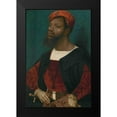thumbnail image 2 of Mostaert, Jan 11x14 Black Modern Framed Museum Art Print Titled - Portrait of an African Man, 2 of 5