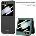 thumbnail image 3 of for Z Flip 5 2023 Case, Premium Hard PC Flip Phone Case Galaxy Z Flip 5 with Electroplated Frame, Ultra-Thin Shockproof Protection Cover Matte Fold Case for Samsung Galaxy Z Flip 5 5G, Darkgreen, 3 of 7