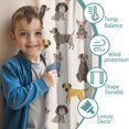 thumbnail image 1 of Blackout Kids Curtains,Terrier and Retriever Cream Pattern Children's Insulated Curtains Set Of 2,Bedroom Essentials,Toddler Room Decor 42"x54", 1 of 1