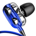 thumbnail image 1 of Seitruly Auricular con cable Reducción de ruido Altavoz dual Tapón de oreja de silicona Juego de escucha de música Auriculares deportivos con Type11 NO11, 1 of 6