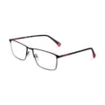 thumbnail image 2 of Etnia Barcelona Men's Fenton Rectangular Eyeglasses With Lightweight Metal Frame Black, 2 of 2