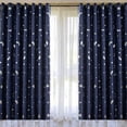 thumbnail image 2 of Mosiee Transform Your Space With Our Big Stars And Moon Shade Curtains For Living Room, 2 of 7