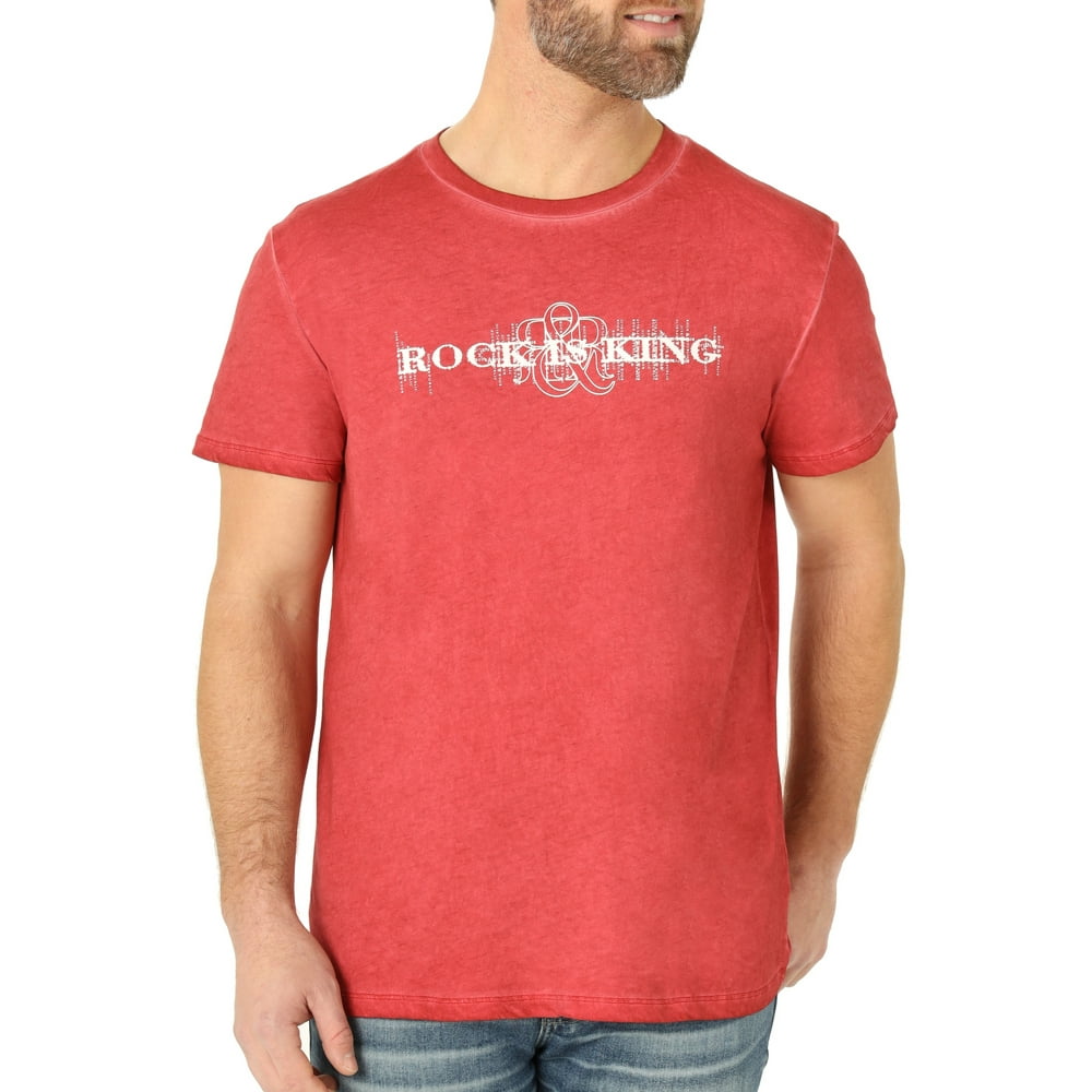Rock & Republic Rock & Republic Men's Short Sleeve Rock Is King Crew