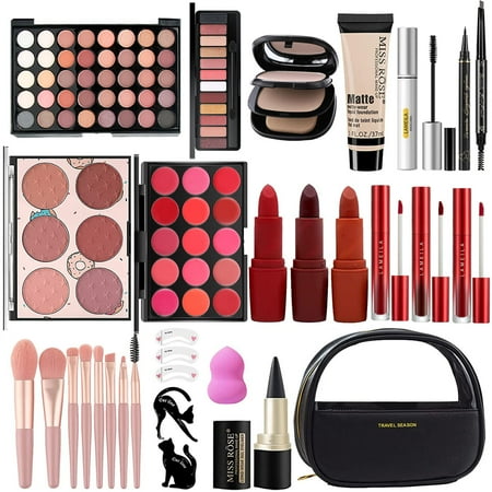 AOLIKOKO All In One Makeup Kit Makeup Kit for Women Full Kit Multipurpose Women s Makeup Sets Beginners and Professionals Alike Easy to Carry