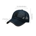 thumbnail image 3 of Gorra de béisbol Sun Hat Mesh para Hombre Mujer | Transpirable, ajustable, poliéster ligero | Protección UV Ala grande | Banda para el sudor de secado rápido | Viajes de pesca deportiva al aire, 3 of 6