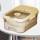 thumbnail image 5 of Cubo de alimentos para el hogar Caja de arroz sellada completamente cerrada Tanque de almacenamiento de arroz (Beige S), 5 of 8
