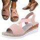 thumbnail image 5 of Sandalias Plataforma Elegantes Gruesas Informales Cómodas Tacón Cuña Antideslizantes Transpirables para Fiestas Y, 5 of 8