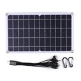 thumbnail image 2 of Panel de energía solar de 5v Usb-Tipo C Batería solar Herramienta de carga plegable para exteriores Ndcxsfigh Para estrenar, 2 of 9