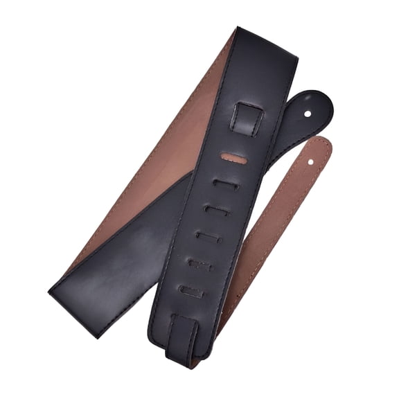 QAYOZ Soft Leather Thick Guitar Strap Belt for Electric Acoustic Adjustable