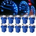 thumbnail image 1 of 10Pcs Car LED Bulbs T5 B8.5D 5050 SMD 12V Blue Car LED Dashboard Dash Lamp Instrument Light Bulbs Shifter Light A/C Panel Light, 1 of 8
