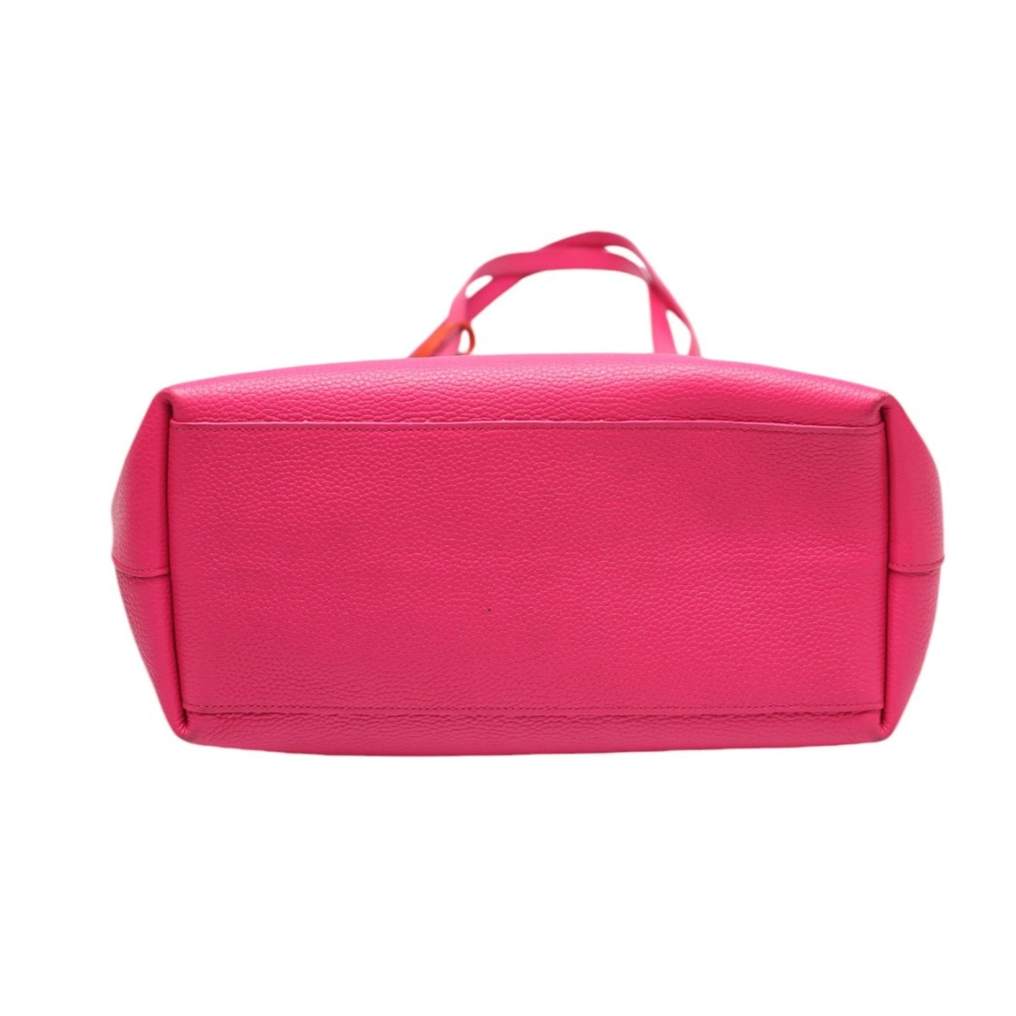 Pre-Owned Kate Spade tote bag in pink leather with tassel detail. (Good)