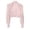 Pink, variant on HNMKIU | Women's Solid Color Long Sleeve Hollow Thin Shawl Fashion Loose Sunscreen Knitted Shawl Pink,One Size