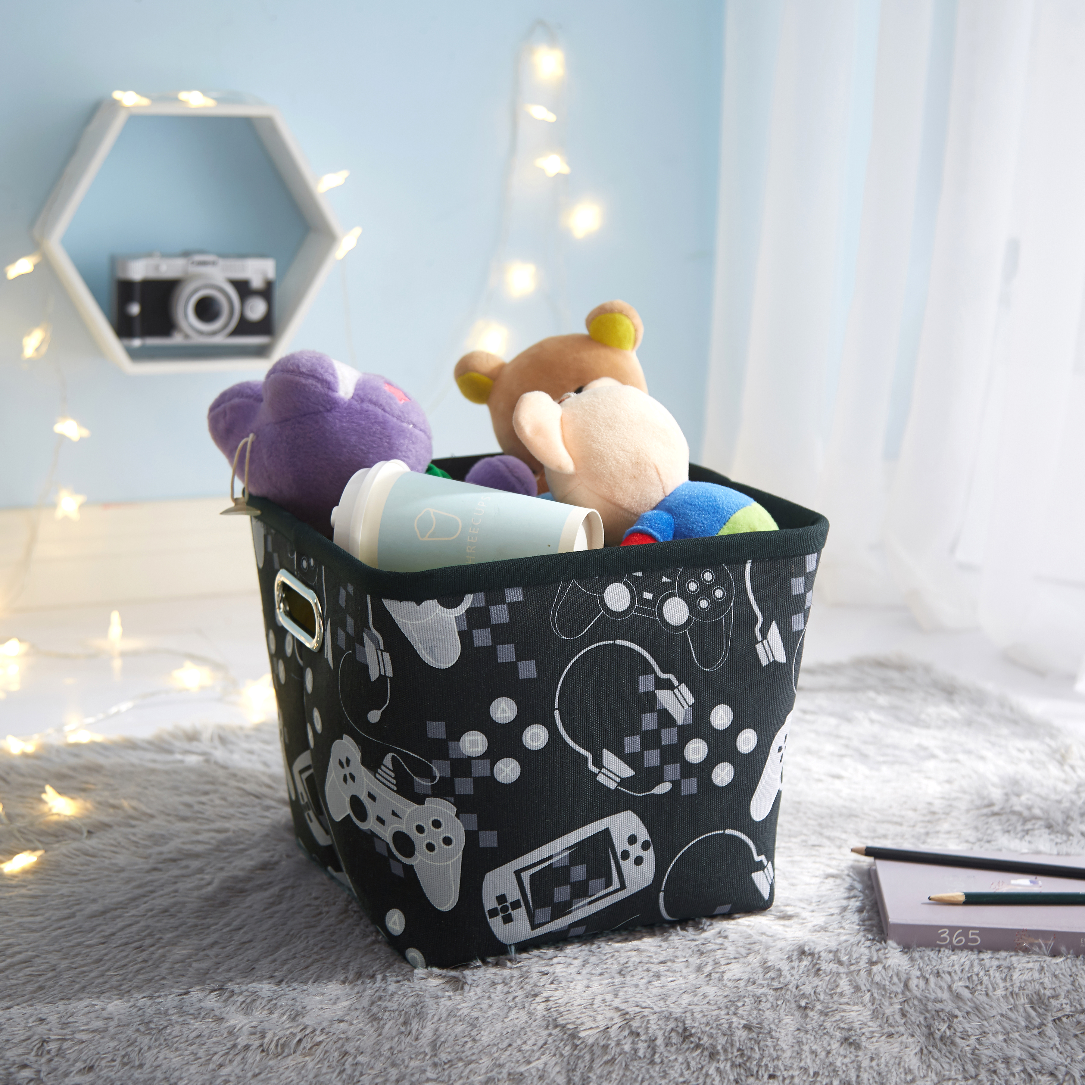 URBAN GAMING GAMING STORAGE CUBE - BLACK