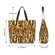 thumbnail image 5 of Balery Zebra Bolsa Tote Estilo Estético con Cremalleras, Bolsa de Hombro, Bolsa de Compras Grande y Plegable, 5 of 8