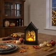 thumbnail image 4 of Halloween Night Light Spooky House Mini LED 5.9in Battery Tabletop Hanging Decor by OVFUIZ, 4 of 5