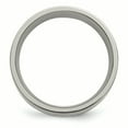 thumbnail image 2 of Titanium 14k Yellow Inlay Flat 8mm Polished Band Ring 12 Size, 2 of 6