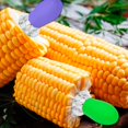 Hot Dog Grill Kids Colored Corn Holders Corn Fixed Fork Long And Short