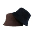 thumbnail image 2 of Bucket Hat for Women Men Candy Color Washbasin Hat Outdoor Sun Protection Sun Hat Casual Sunshade Hat Double Sided Wearable, 2 of 4