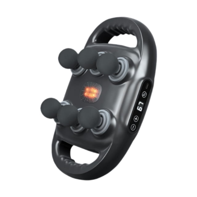 Máquina de de mano, ador de espalda compacto con 9 modos para hombros, piernas y brazos Negro