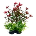 thumbnail image 4 of Silk Aquarium Plants, Small Fish Tank Decorations, Green Plants Artificial Decor, Artificial Grass, Aquatic Ornamentation, Black Base, Mixed Green Hues, 1 Pc, 4 of 7