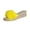 Yellow, variant on Samdudou Platform Sandals for Women Fluffy Faux Fur Slip On Wedge Slippers Elevated Heel Open Toe Slides Fashion Summer Footwear Casual Dressy Indoor Outdoor Shoes
