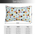 thumbnail image 2 of Kdxio Cotton Pillow Cases 20"x30" Pillowcases,Soft and Breathable Bedroom Pillow Cases-Submarine With Fishes Undersea-No Pillow Core, 2 of 5