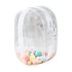 thumbnail image 2 of Bolsa transparente CUTICAT para muñecas estuche de exhibición coleccionable portátil a prueba de polvo para Bola de llavero blanca, 2 of 8