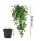 thumbnail image 4 of Wosthever Plantas colgantes falsas respetuosas con el medio ambiente, ambiente de oficina o dormitorio, colgante artificial para exteriores, Flores artificiales Datura, 4 of 6