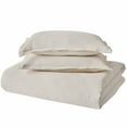 thumbnail image 4 of Better Homes & Gardens 3-Piece Ivory/White Crinkled Gauze Duvet Set, Adult Full/Queen, 4 of 8