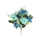 thumbnail image 2 of Ramo de rosas artificiales | 6 opciones de color para decoración de bodas, decoración del hogar e interiores de hoteles | Paquete de flores artificiales realistas, adornos decorativos sin, 2 of 6