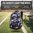 thumbnail image 2 of rickyh style Printed Laptop Backpack for School & College Teens, 2 of 6