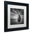 thumbnail image 3 of Trademark Fine Art "My Boat IV" Canvas Art by Moises Levy White Matte, Black Frame, 3 of 5