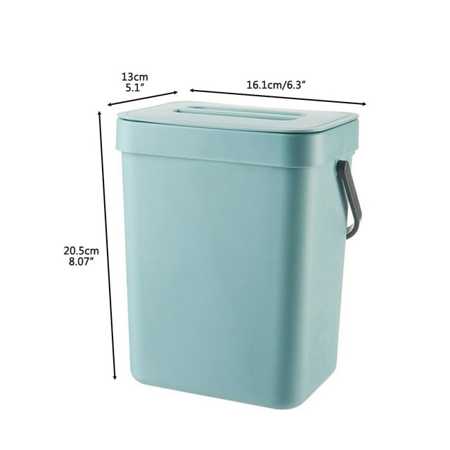 Small Kitchen Compost Bin 3L Kitchen Waste Bin Household Countertop Container With Lid For Rubbish Composter