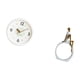 thumbnail image 5 of Reloj de pared,Reloj de pared decorativo,moderno y elegante.,Reloj de pared redondo silencioso y sin tictac,regalo,Estatua de niña,Estatuas de mujeres y niñas,figuritas decorativas elegantes, 5 of 8
